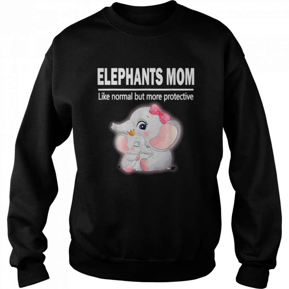 Elephant Baby Elephant Mom  Unisex Sweatshirt