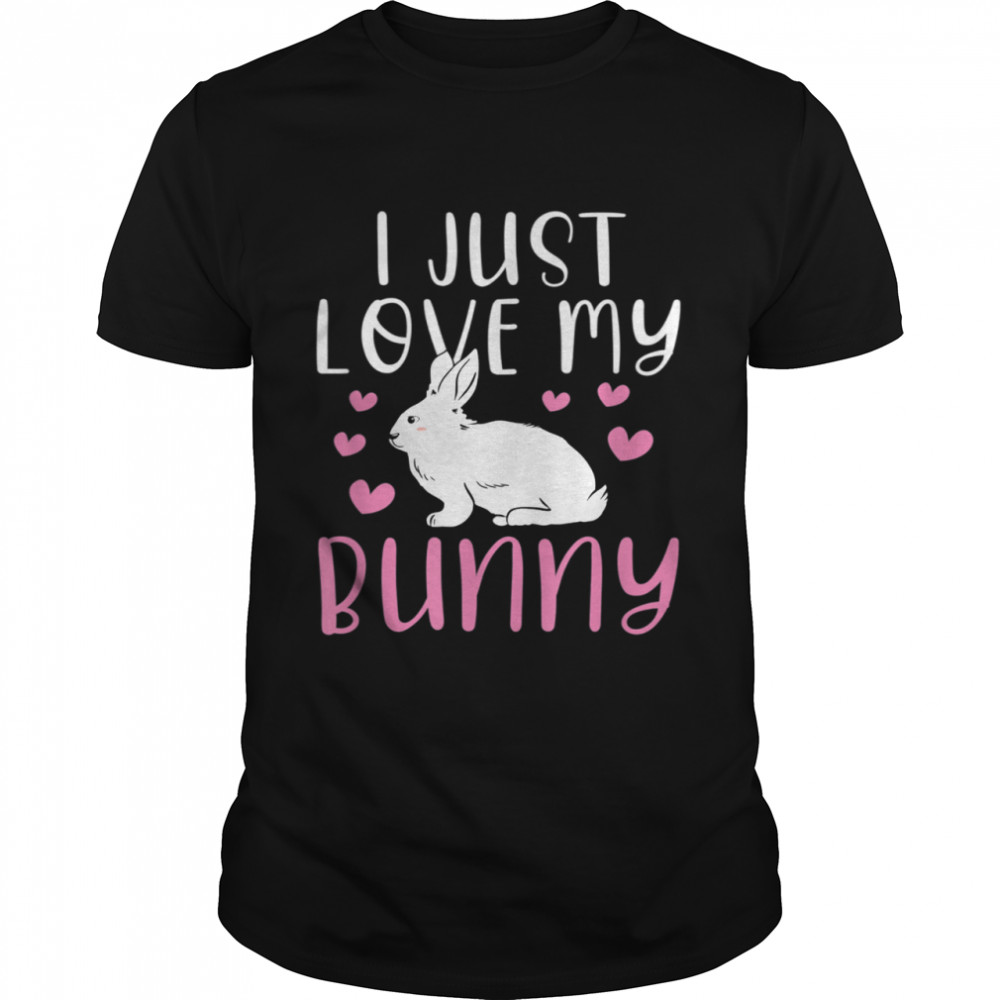 I Just Love My Bunny Cute Easter Rabbit shirt Classic Men's T-shirt
