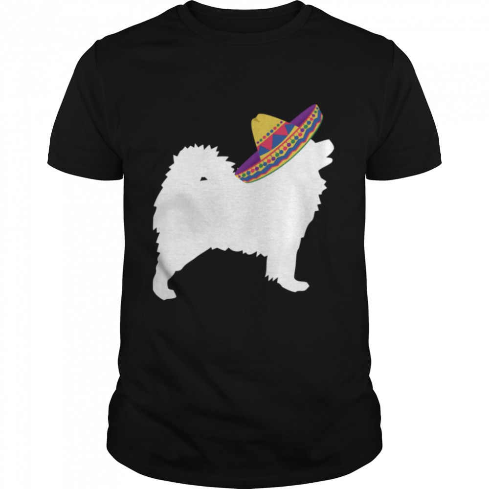 Samoyed Sombrero Cinco De Mayo Dog  Classic Men's T-shirt