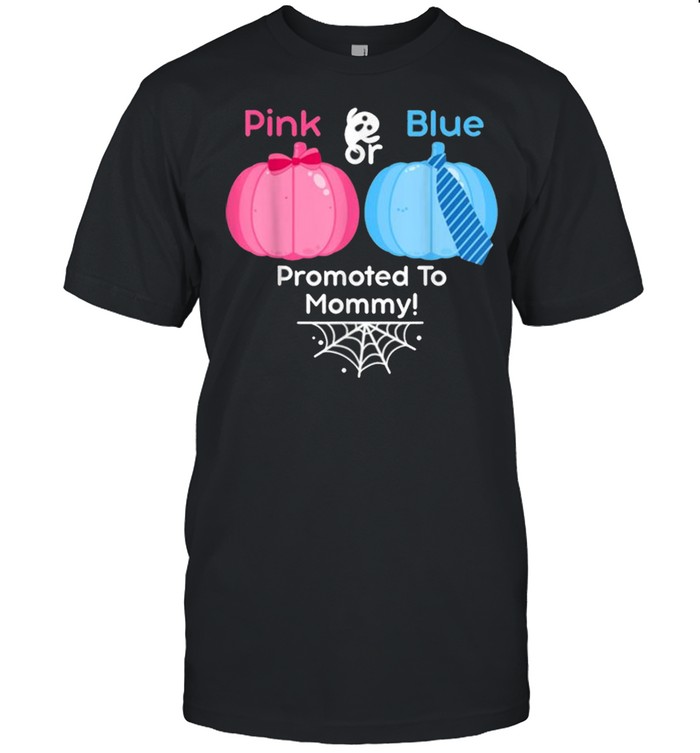 Baby Gender Reveal Party Shirt Promoted to Mommy Shirt