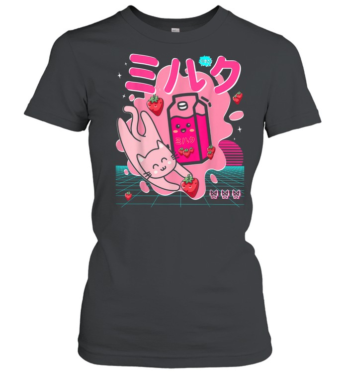 Georgenotfound Merch Japanese Strawberry Milk Shake Kawaii Classic Women's T-shirt
