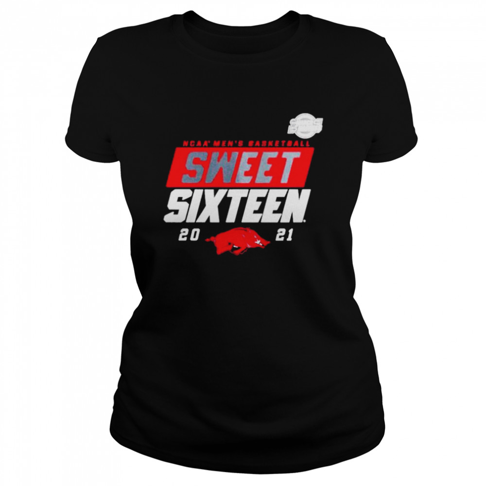 Arkansas Razorbacks 2021 Ncaa Men’s Basketball Sweet Sixteen Classic Women's T-shirt