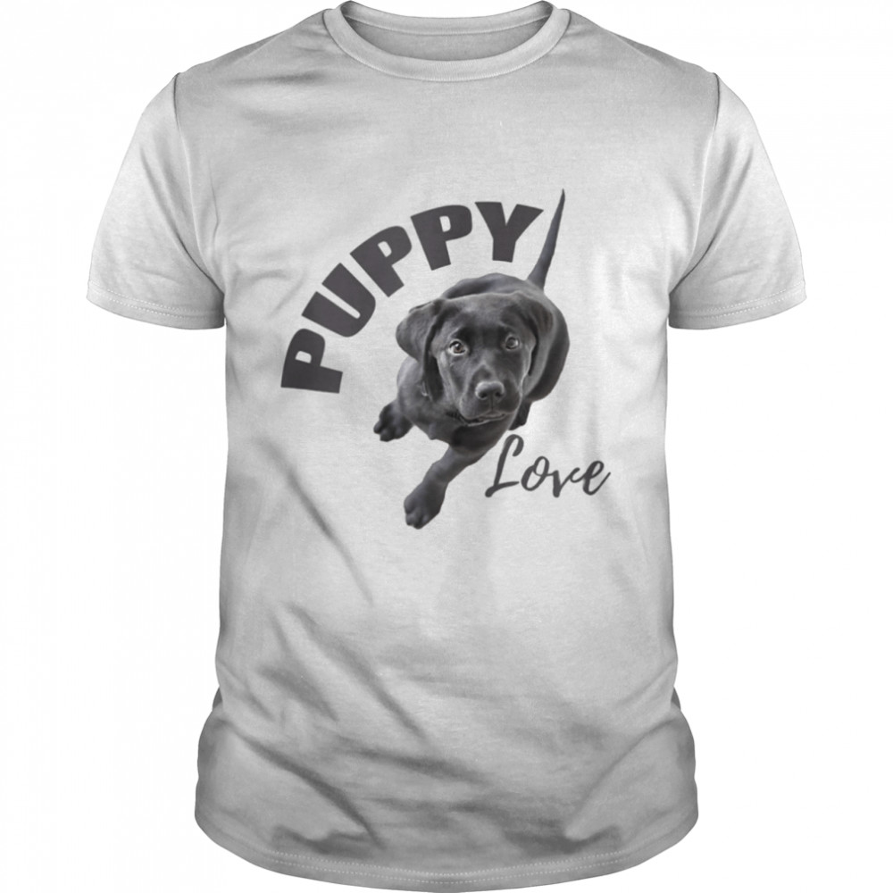 Black Lab Puppy Love  Classic Men's T-shirt
