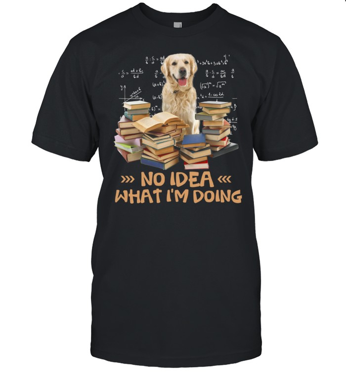 No Idea What Im Doing Dog And Books shirt Classic Men's T-shirt