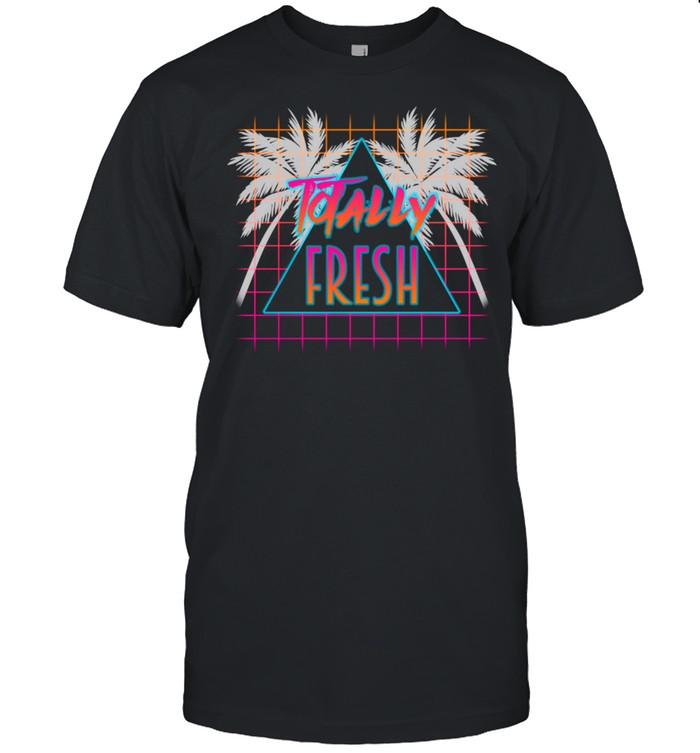80's Totally Fresh Palm Trees  Classic Men's T-shirt