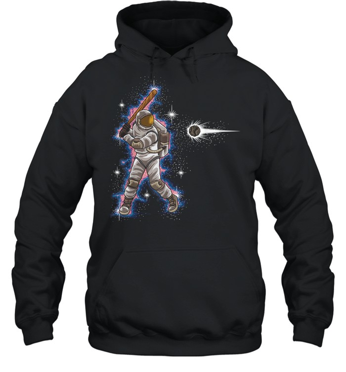 Astronaut Baseball Player Galactic Baseball Outfit  Unisex Hoodie