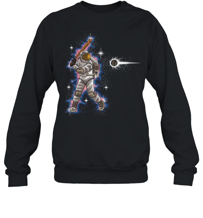 Astronaut Baseball Player Galactic Baseball Outfit  Unisex Sweatshirt