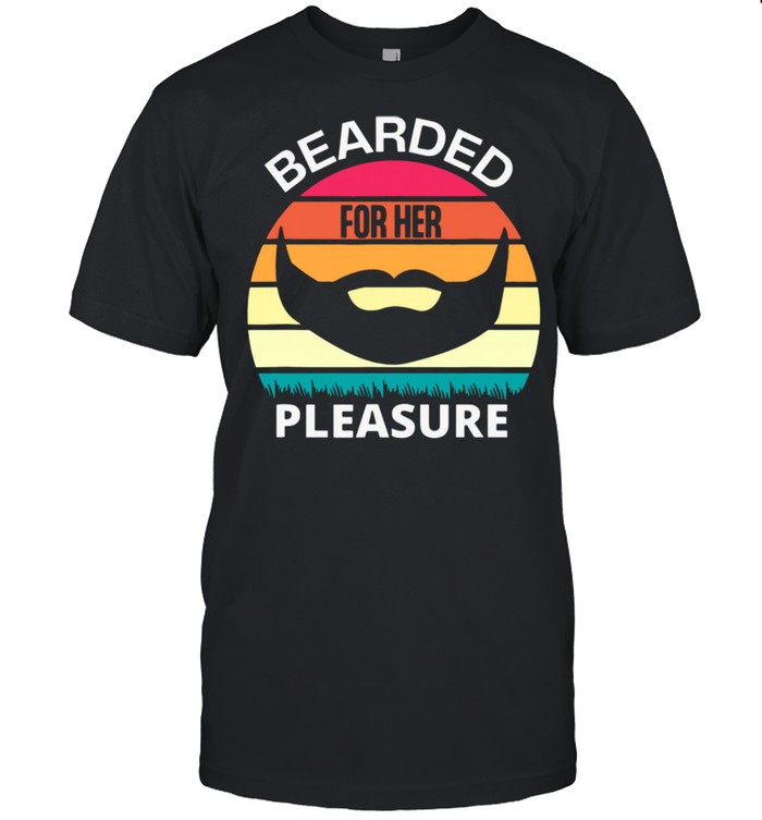 Bearded For Her Pleasure Vintage Retro shirt Classic Men's T-shirt