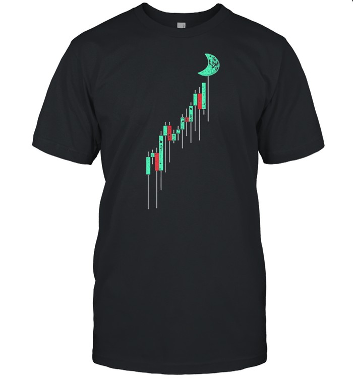 Crypto trading hodl stock chart to the moon vintage shirt Classic Men's T-shirt