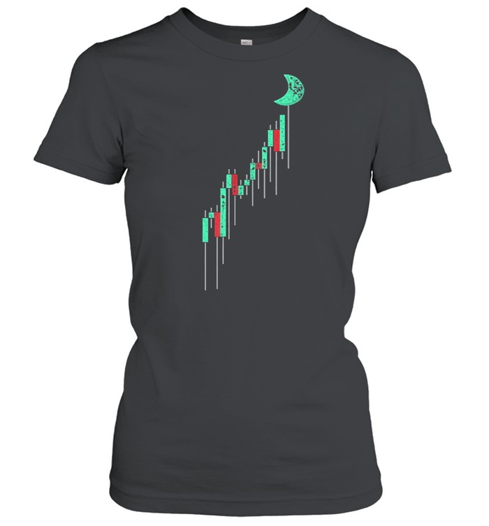 Crypto trading hodl stock chart to the moon vintage shirt Classic Women's T-shirt
