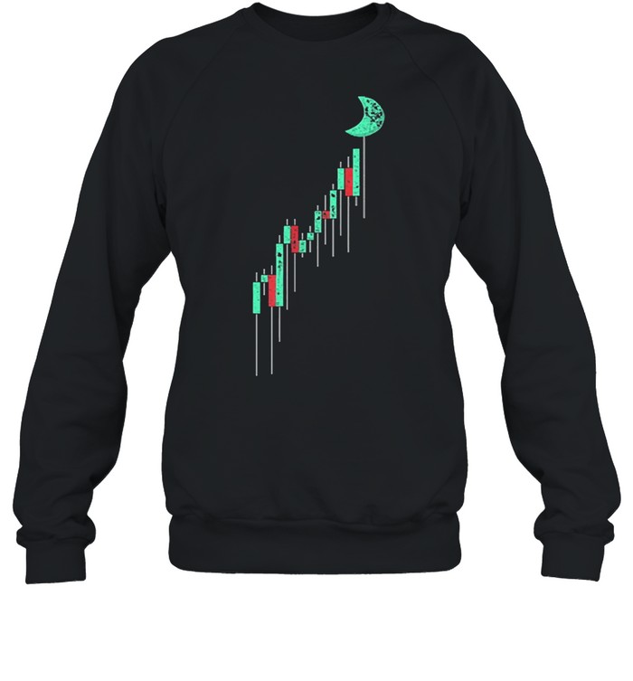 Crypto trading hodl stock chart to the moon vintage shirt Unisex Sweatshirt