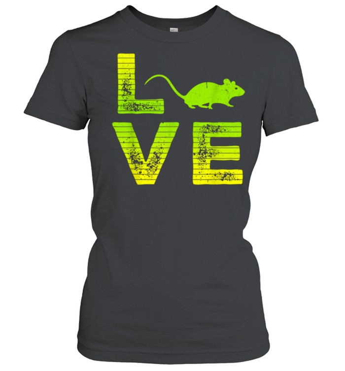 I Love Mouse Boys Girls Great shirt Classic Women's T-shirt