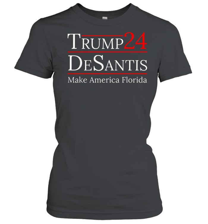 Make america florida Trump desantis 2024 election shirt Classic Women's T-shirt
