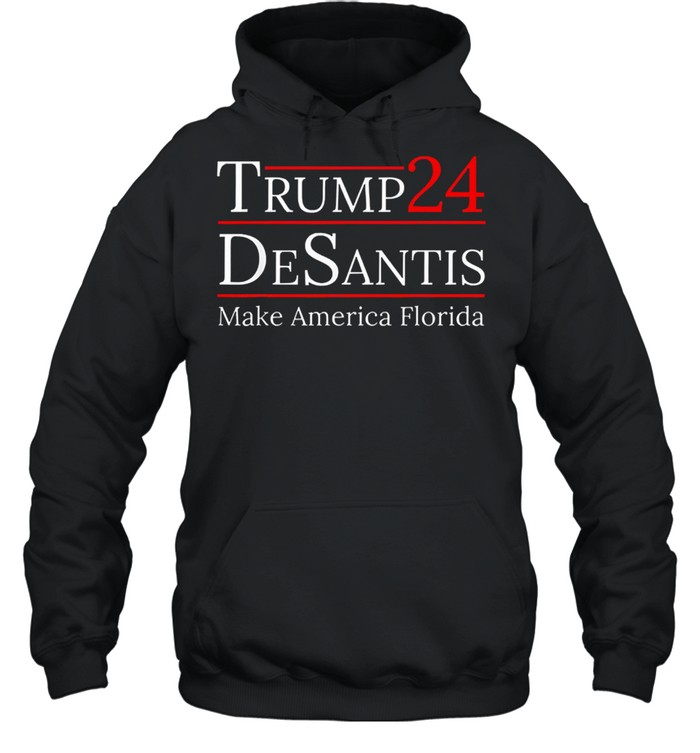Make america florida Trump desantis 2024 election shirt Unisex Hoodie