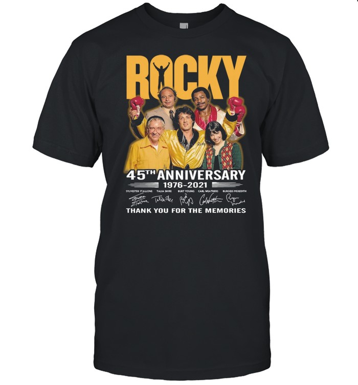 Rocky 45th Anniversary 1976 2021 shirt