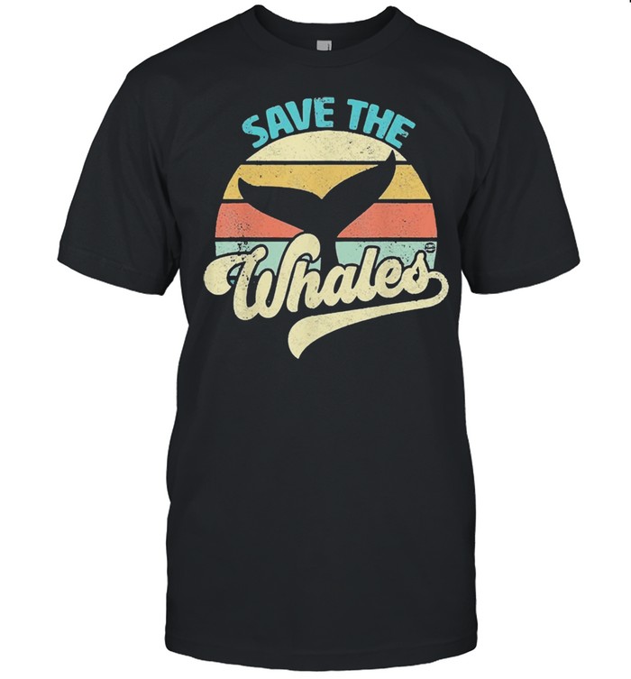 Save the whales vintage shirt Classic Men's T-shirt