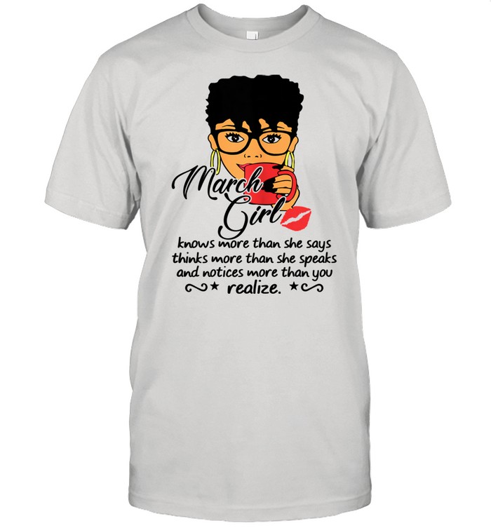 Girl Knows More Than She Says Black Queens Shirt