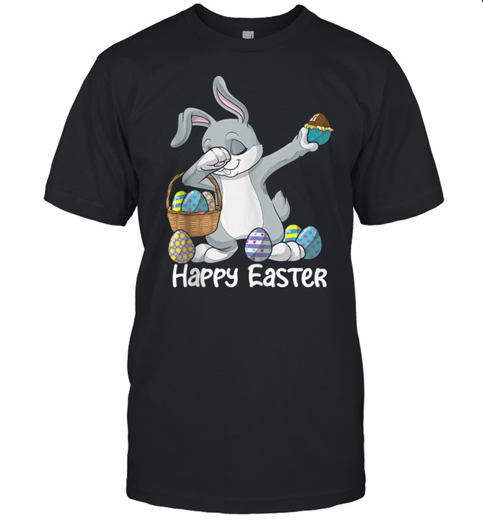 Dabbing Rabbit Easter Day Eggs Dab Boys Girls Kid Bunny Shirt