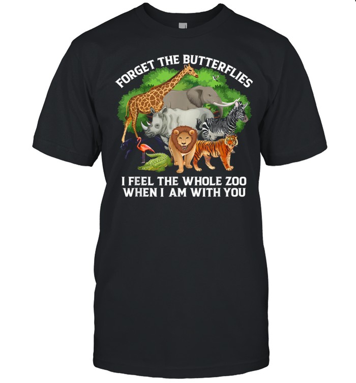 I Feel The Whole Zoo When I´m With You Love Valentine´s Day  Classic Men's T-shirt