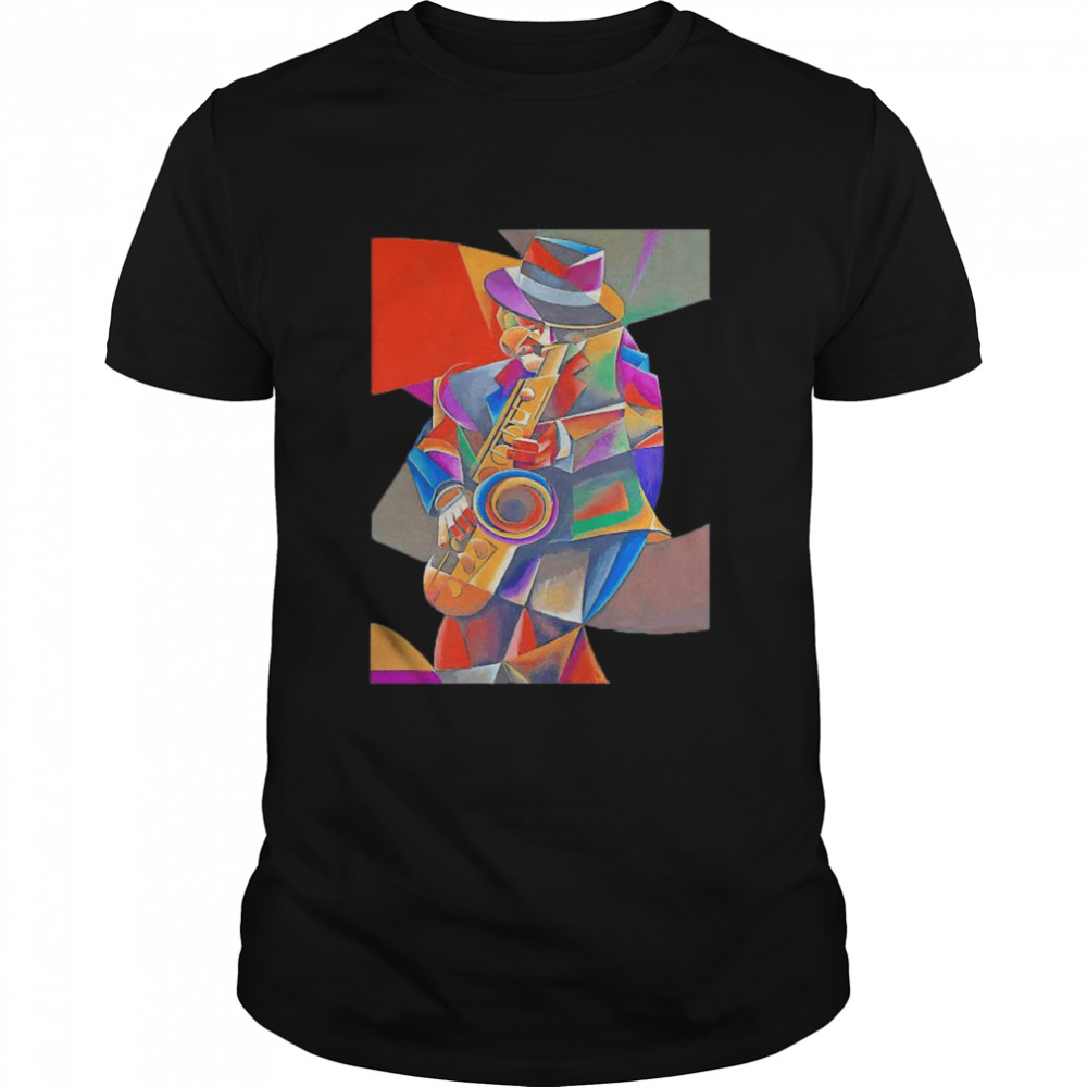 Jazz Sax Painting by Bob Gregory shirt Classic Men's T-shirt