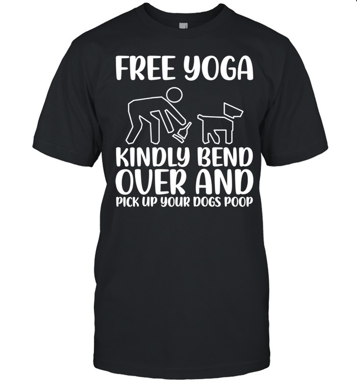 Pick Up Your Dogs Poop Yoga  Classic Men's T-shirt