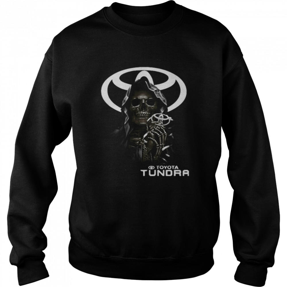 Skull With Toyota Tundra Logo Shirt T Shirt Classic