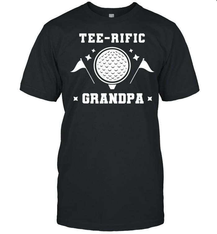 Teerific Grandpa Golf Grandfather Golfing Granddad Golfer  Classic Men's T-shirt