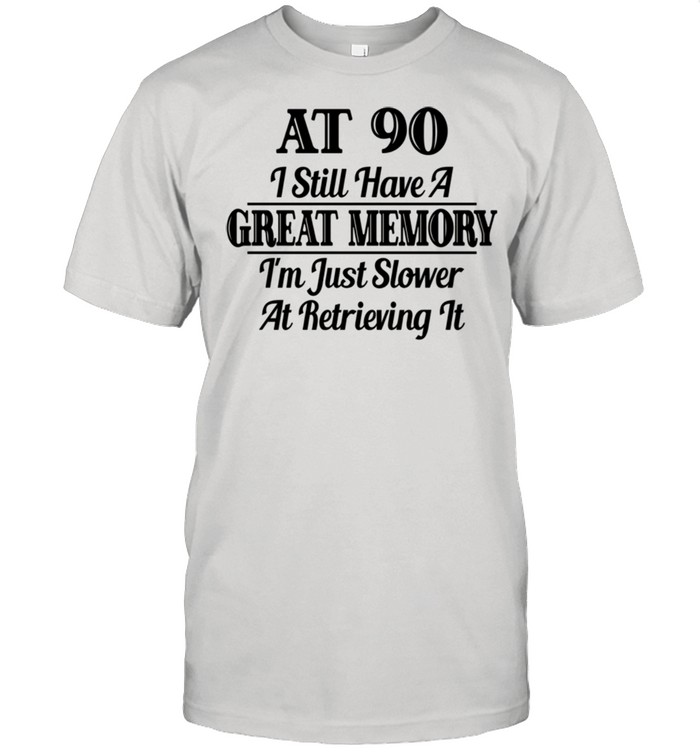 90th Birthday  90 Year Old Memory shirt Classic Men's T-shirt