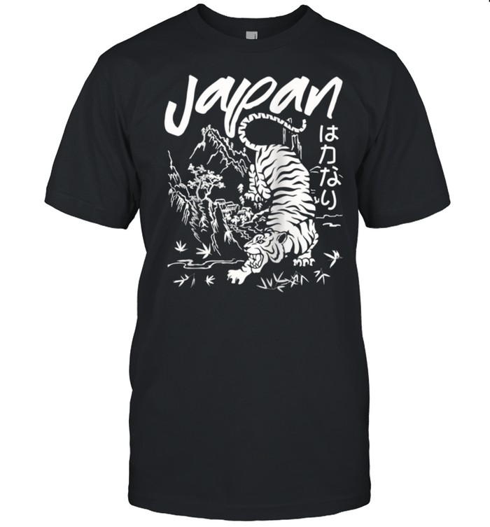 Japan Tiger distressed casual chic shirt Classic Men's T-shirt
