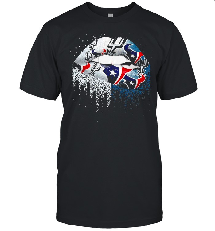 Nfl houston texans lips logo shirt Classic Men's T-shirt