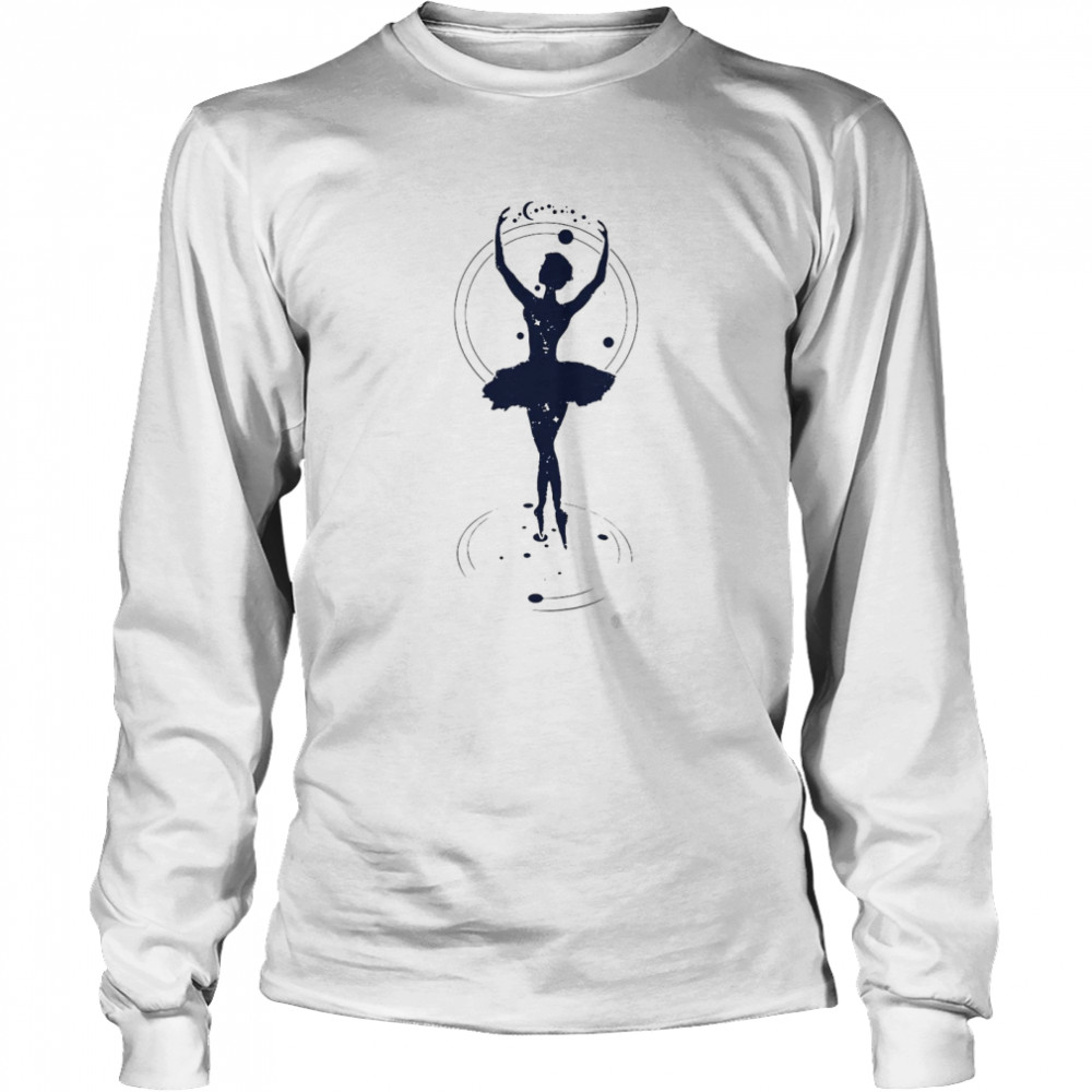 Ballet Art Ladies T-shirt Long Sleeved T-shirt