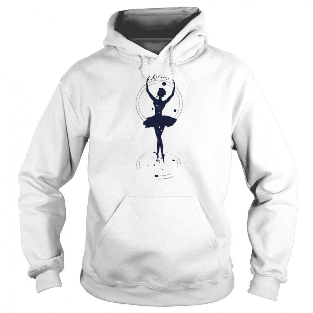 Ballet Art Ladies T-shirt Unisex Hoodie