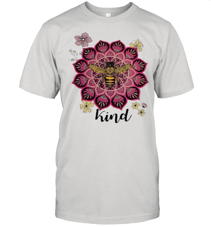 Bee kind hippie sublimated printing shirt