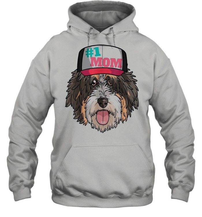 Bernedoodle #1 Dog Mom Mother's Day Gift Tee, Dog And Mom Gifts