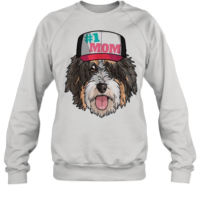 Bernedoodle #1 Dog Mom Mother's Day Gift Tee, Dog And Mom Gifts