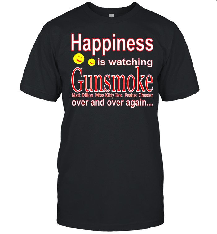 Happiness is watching Gunsmoke shirt Classic Men's T-shirt