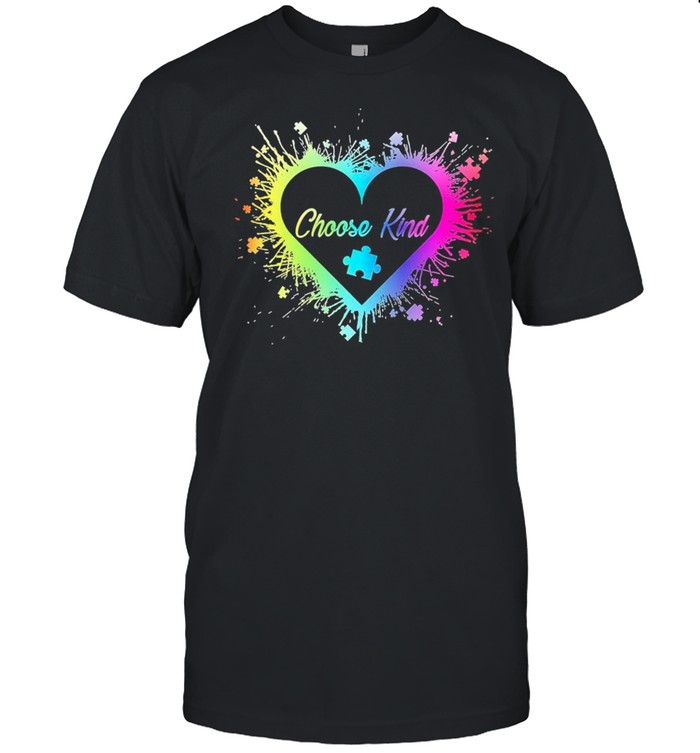 Heart Choose Kind Autism shirt Classic Men's T-shirt