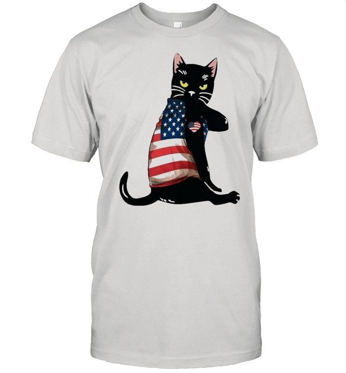 patriotic cat t shirt