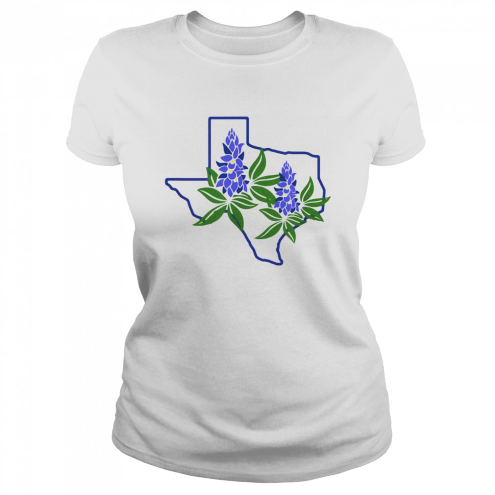 Texas Bluebonnet Wildflowers T-shirt Classic Women's T-shirt