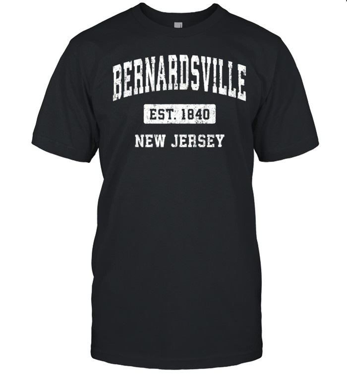 Bernardsville New Jersey NJ Vintage Sports Established Desig shirt Classic Men's T-shirt