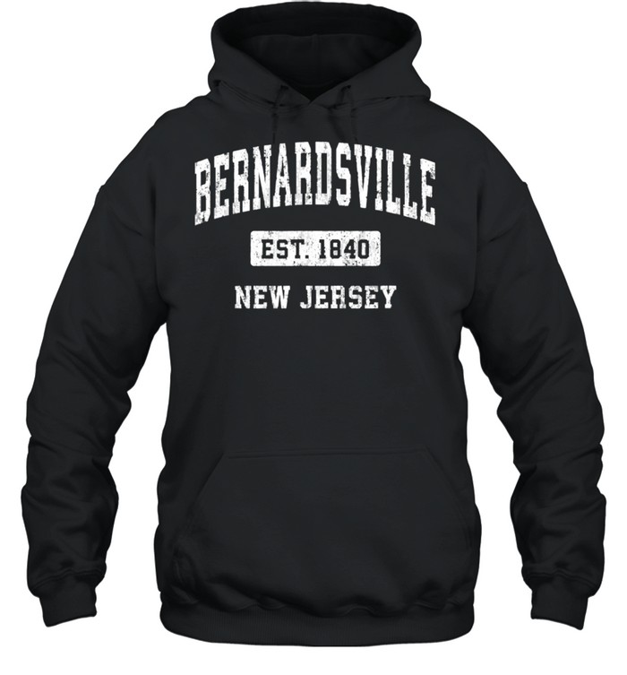 Bernardsville New Jersey NJ Vintage Sports Established Desig shirt Unisex Hoodie