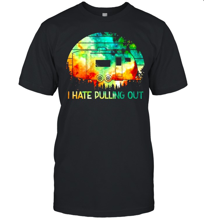 Camping I hate pulling out shirt Classic Men's T-shirt