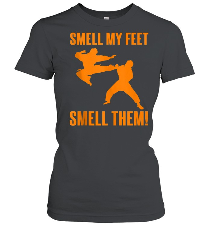 Cool Karate Girls Smell My Feet Karate shirt Classic Women's T-shirt