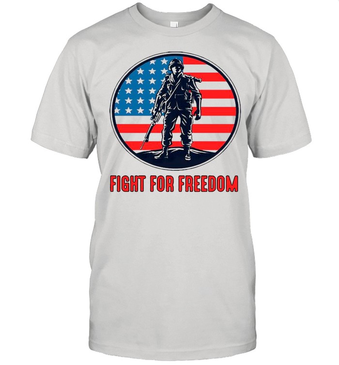 Fight For Freedom American Flag shirt Classic Men's T-shirt