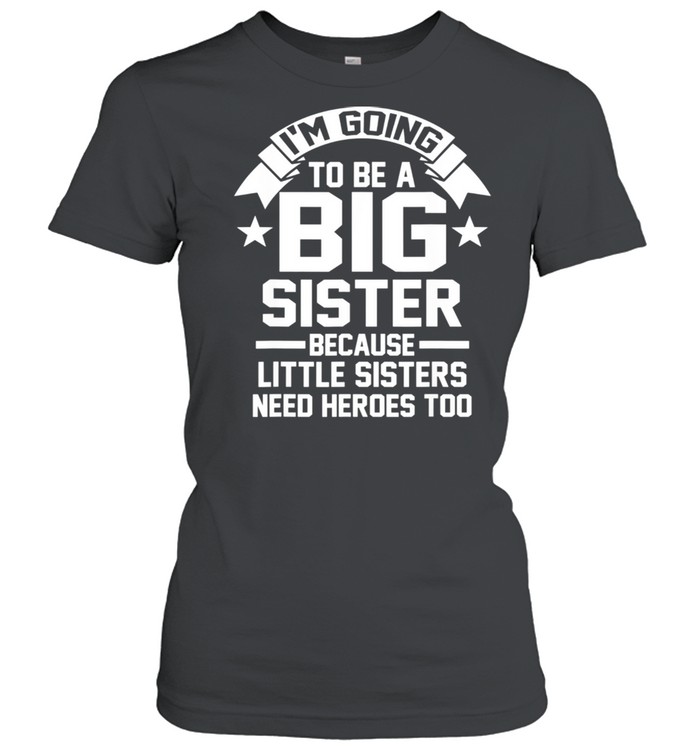 I'm going to be a Big Sister shirt Classic Women's T-shirt