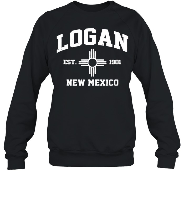 Logan New Mexico NM vintage State Athletic style shirt Unisex Sweatshirt