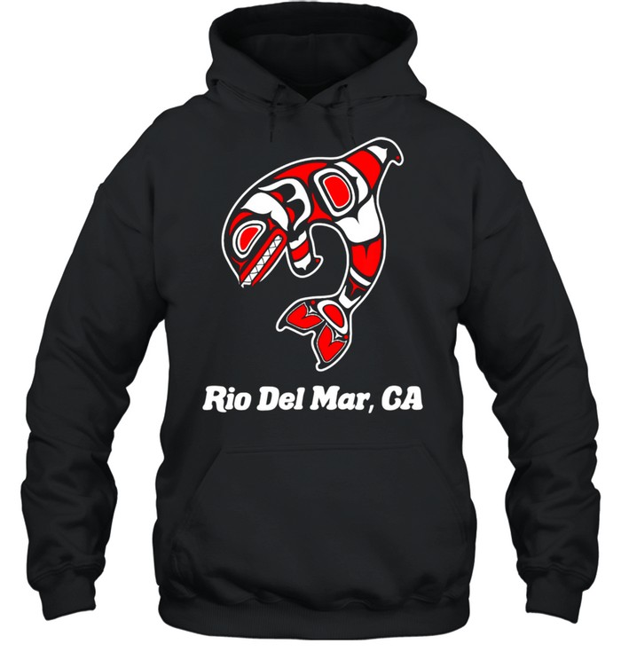 Native American Rio Del Mar CA Tribal Orca Killer Whale shirt Unisex Hoodie