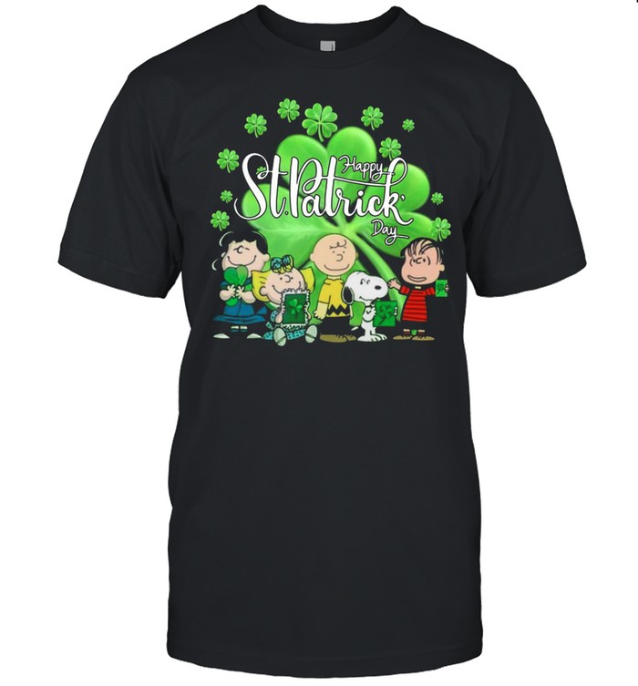 Snoopy And The Peanuts Happy St Patricks Day 2021 shirt Classic Men's T-shirt
