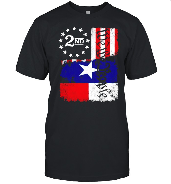 Texas Blended 2A Flag shirt Classic Men's T-shirt