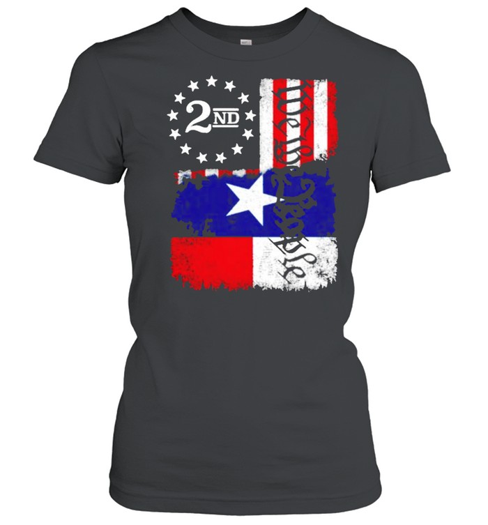 Texas Blended 2A Flag shirt Classic Women's T-shirt